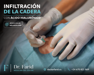 Infiltración de cadera con ácido hialurónico: tratamiento eficaz del dolor